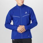 Bunda SALOMON Agile Softshell Jkt M Surf The Web Blue