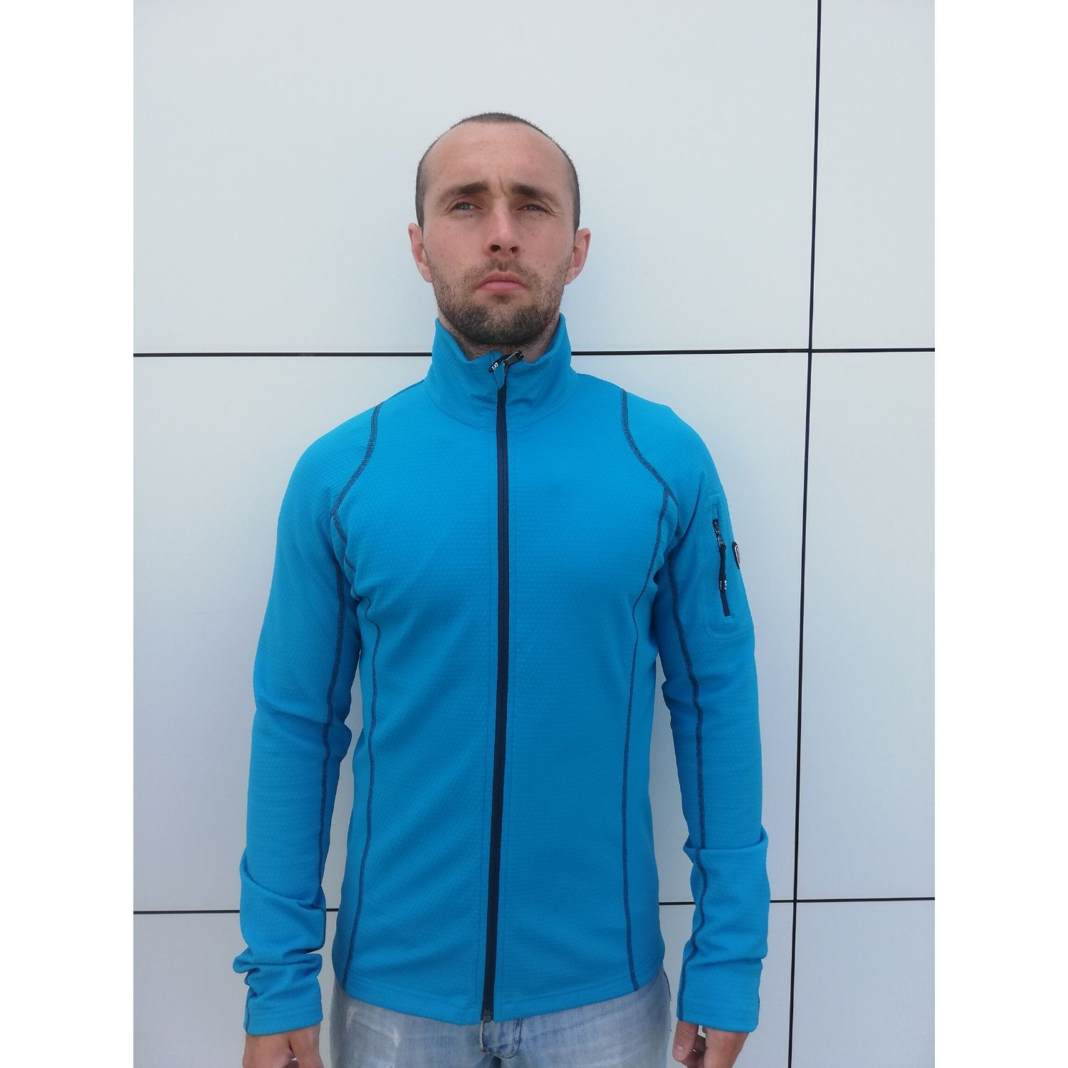 Mikina EMPORIO ARMANI EA7 SKI M T-TOP RIDE 2 Blue - Technické mikiny - 2