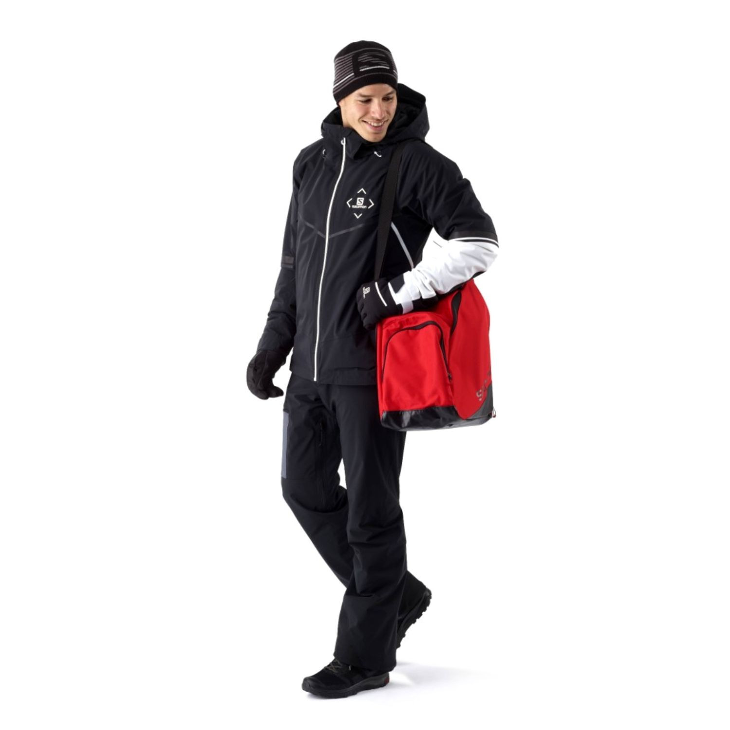 Vak na lyžiarky SALOMON Extend Gearbag Goji Berry/Black - Vaky na lyžiarky - 2