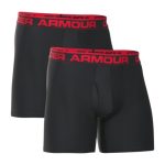 Boxerky UNDER ARMOUR Original Series 6'' 2 Pack Black