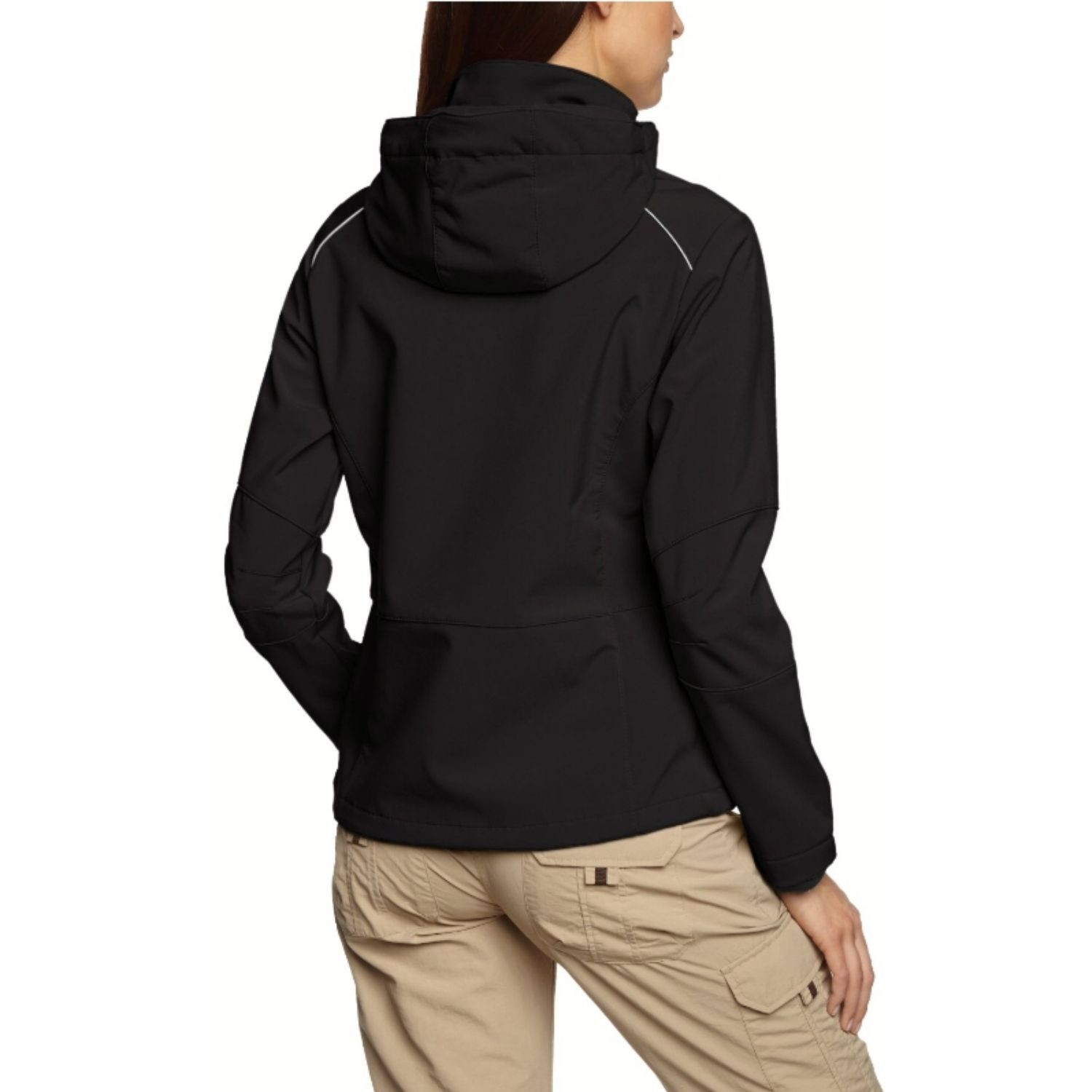 Bunda CAMPAGNOLO Woman Zip Hood Black - Bundy & Overaly & Vesty - 2