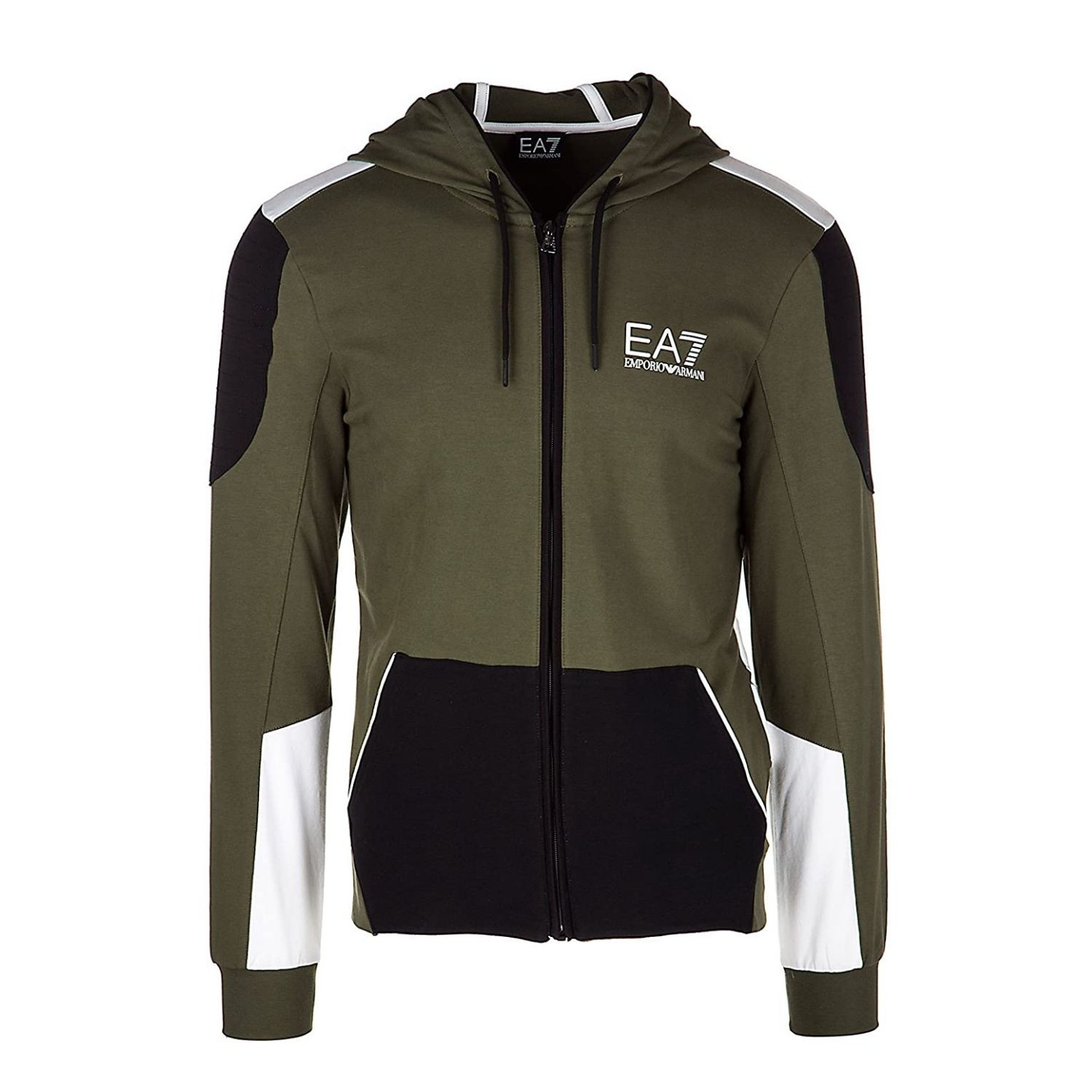 Mikina EMPORIO ARMANI EA7 Train Tritonal Plus M Hoodie FZ - Mikiny s kapucňou - 4