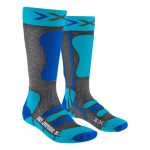 Ponožky X-SOCKS Ski 4.0 Anthracite Electric Blue