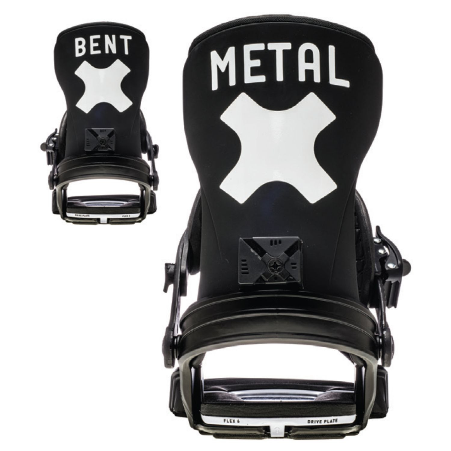 Snowboardové viazanie BENT METAL Axtion Black - Pánske viazanie - 2