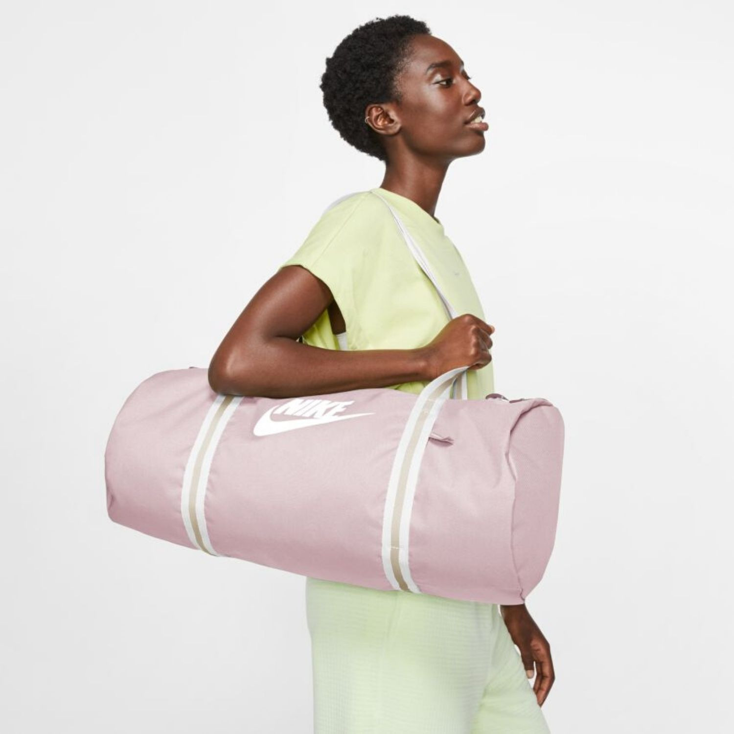 Športová taška NIKE Heritage Duffle Plum Chalk / White - Športové tašky - 4