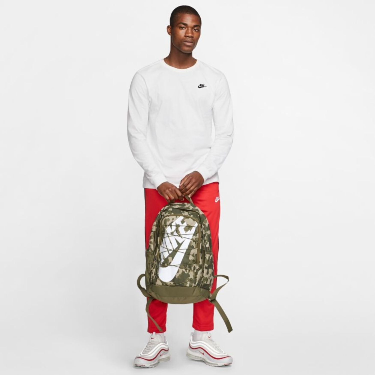 Batoh NIKE Hayward 2.0 Printed Olive / White - Batohy - 3