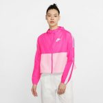 Bunda NIKE Sportswear Woven Pink / White