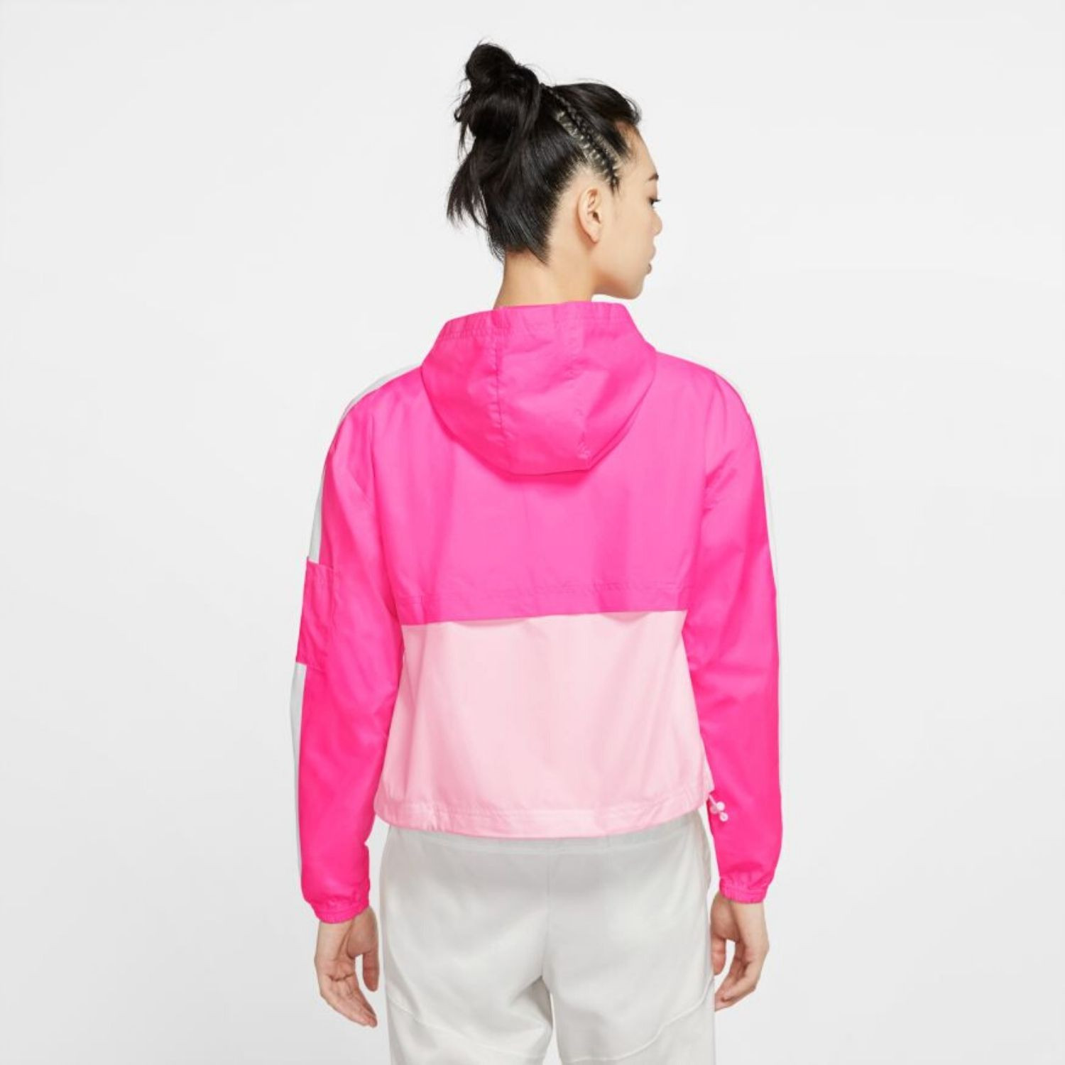 Bunda NIKE Sportswear Woven Pink / White - Bundy & Overaly & Vesty - 2