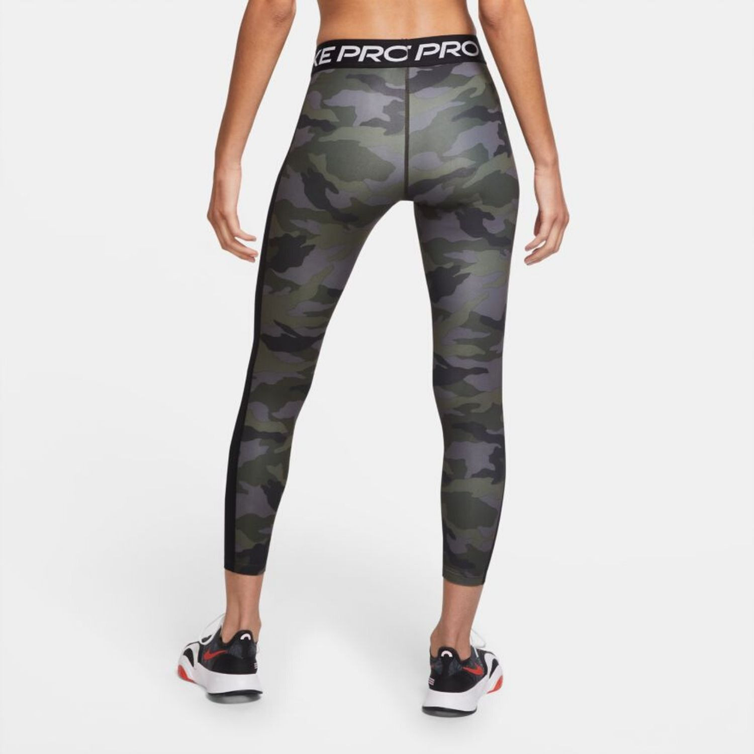 Legíny NIKE Tight NP 7/8 PP2 Camo Grey / Black - Legíny - 2
