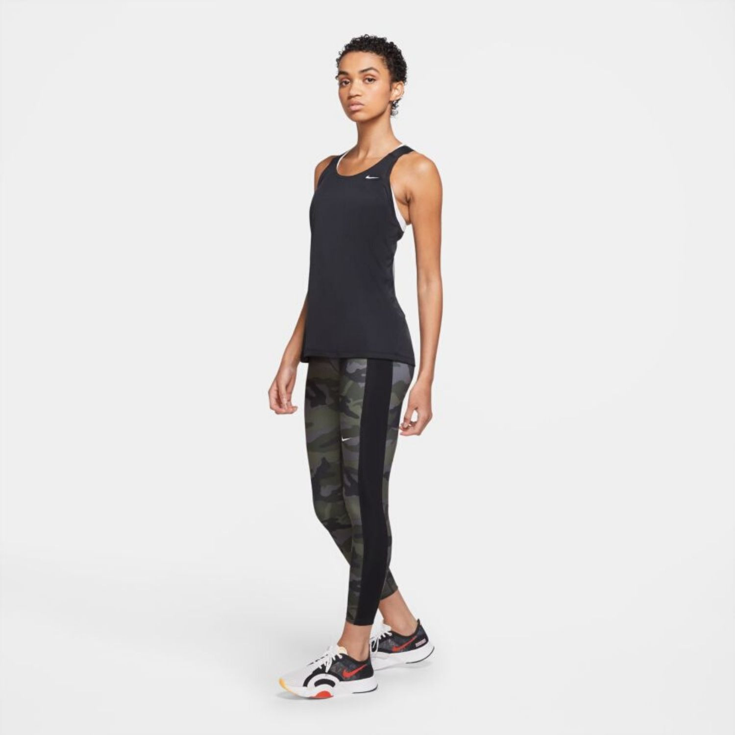 Legíny NIKE Tight NP 7/8 PP2 Camo Grey / Black - Legíny - 3