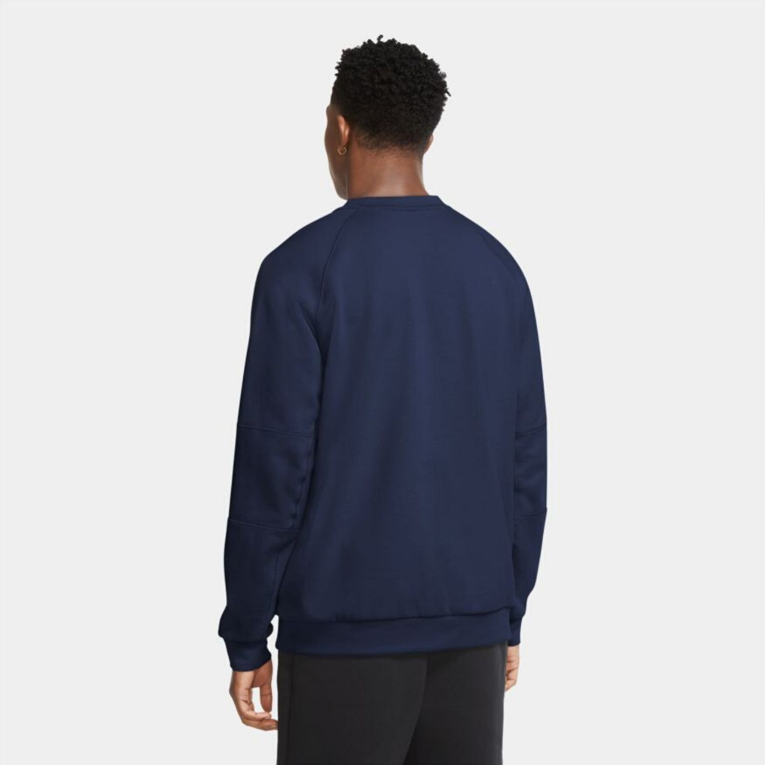 Mikina NIKE Sportswear Fleece Midnight Navy / White - Mikiny bez kapucne - 2