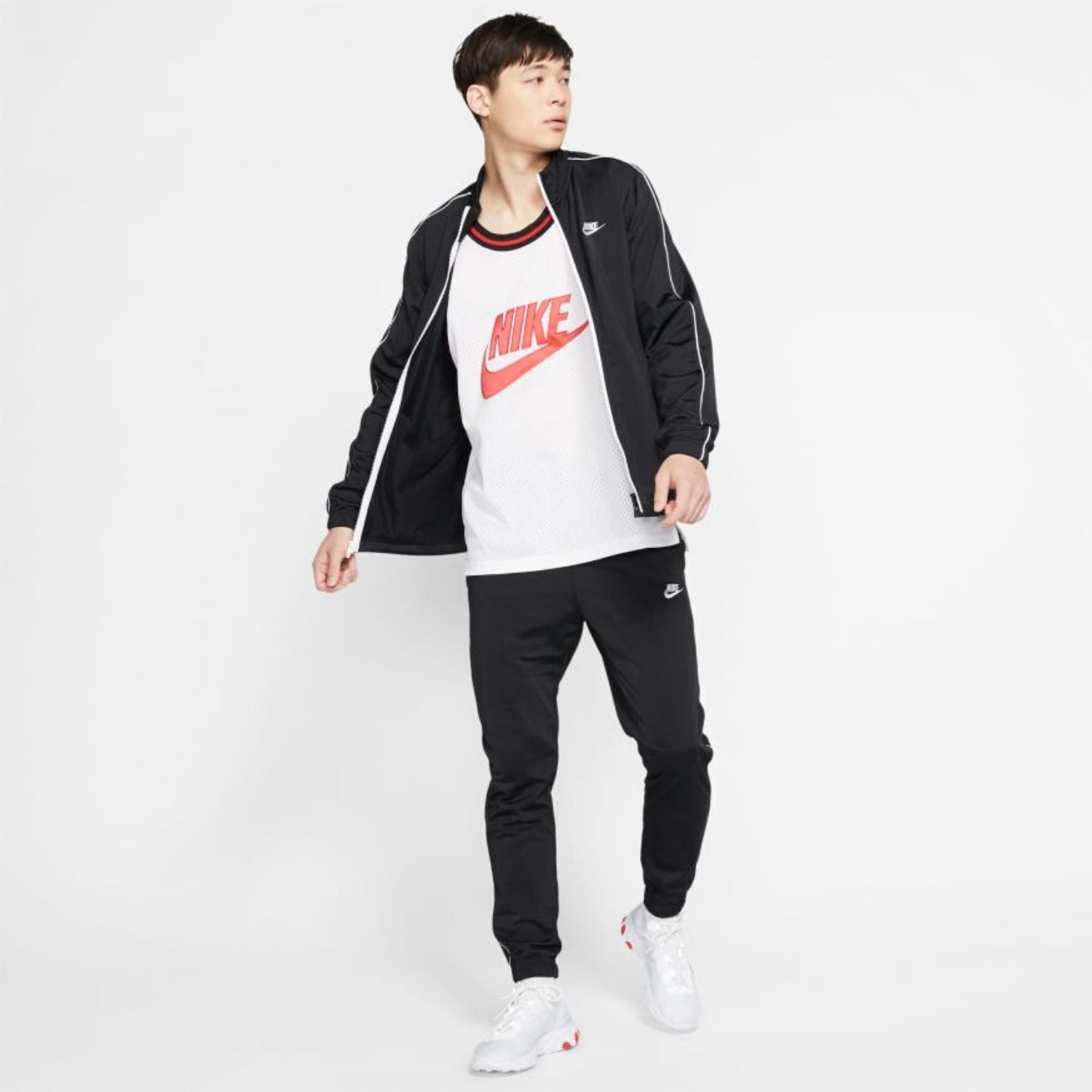 Tepláková súprava NIKE Sportswear Mens Black / White - Teplákové súpravy - 1