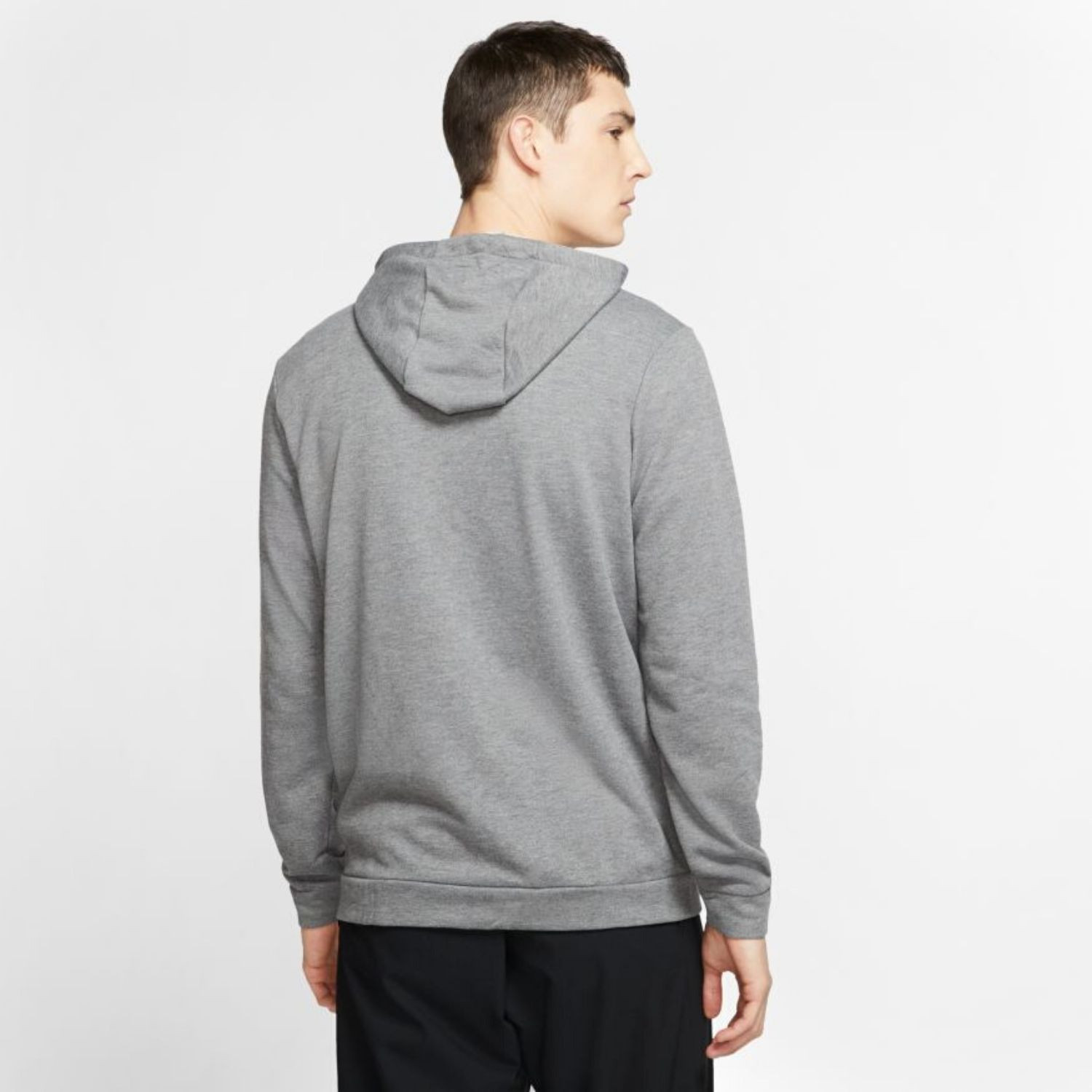 Mikina NIKE M NK Dry FZ Fleece Charcoal / Black - Mikiny s kapucňou - 2
