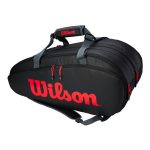 Tenisový vak WILSON Tour 3 Comp Clash Black/Red