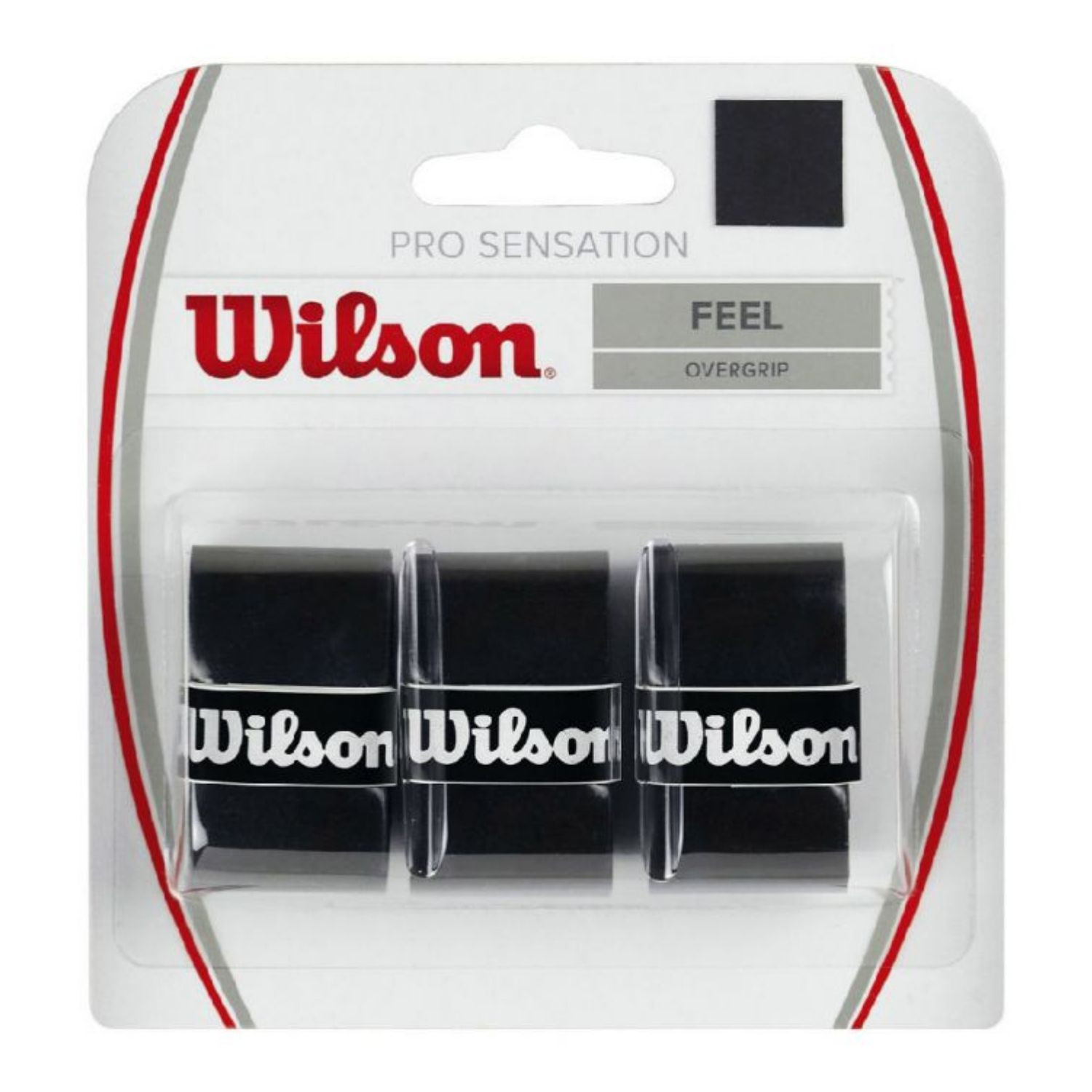 Omotávky WILSON Pro Overgrip Sensation Black - Doplnky - 1