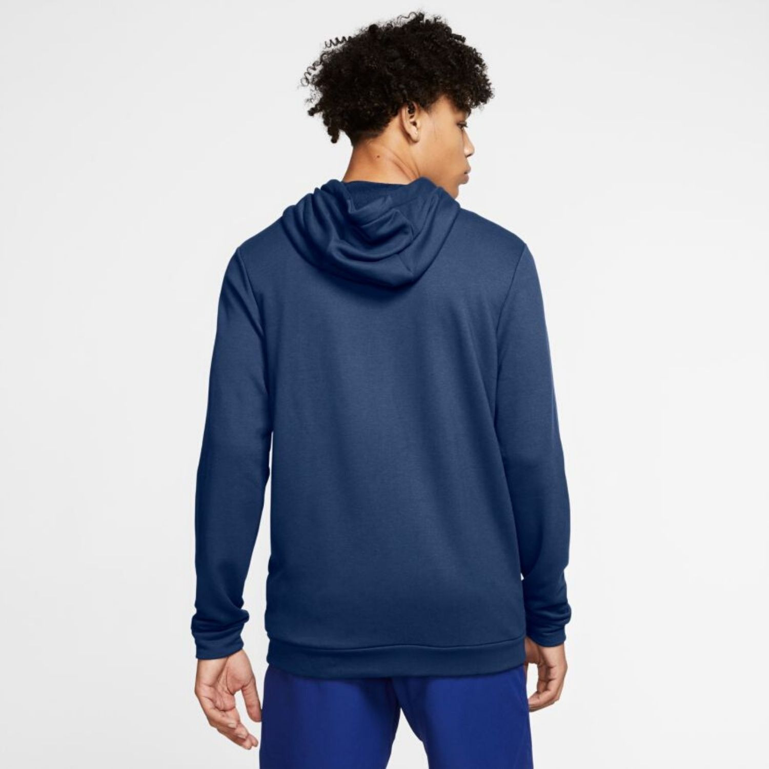 Mikina NIKE M NK Dry FZ Fleece Navy / Black - Mikiny s kapucňou - 2