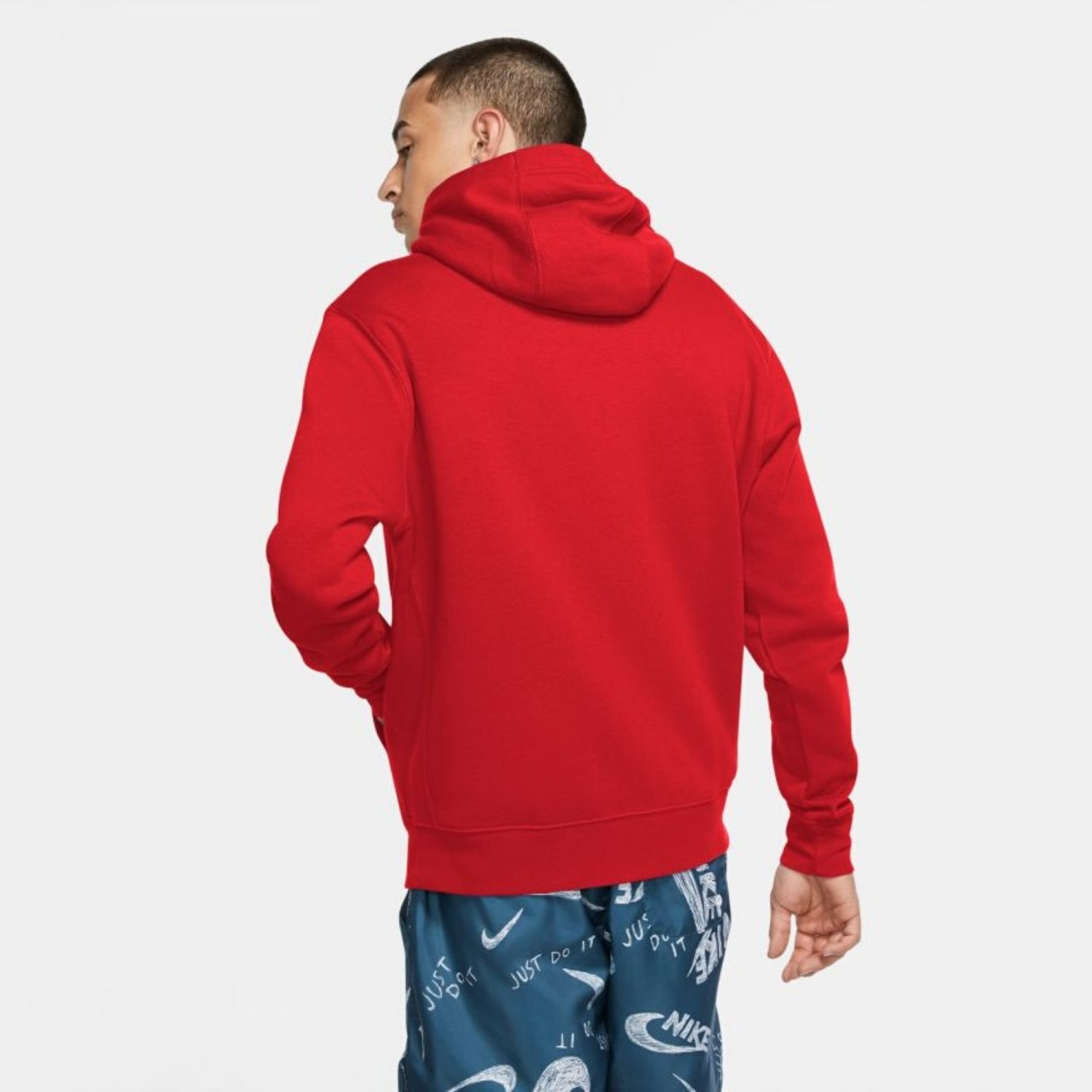 Mikina NIKE NSW JDI FZ FLC 365 Red - Mikiny s kapucňou - 2
