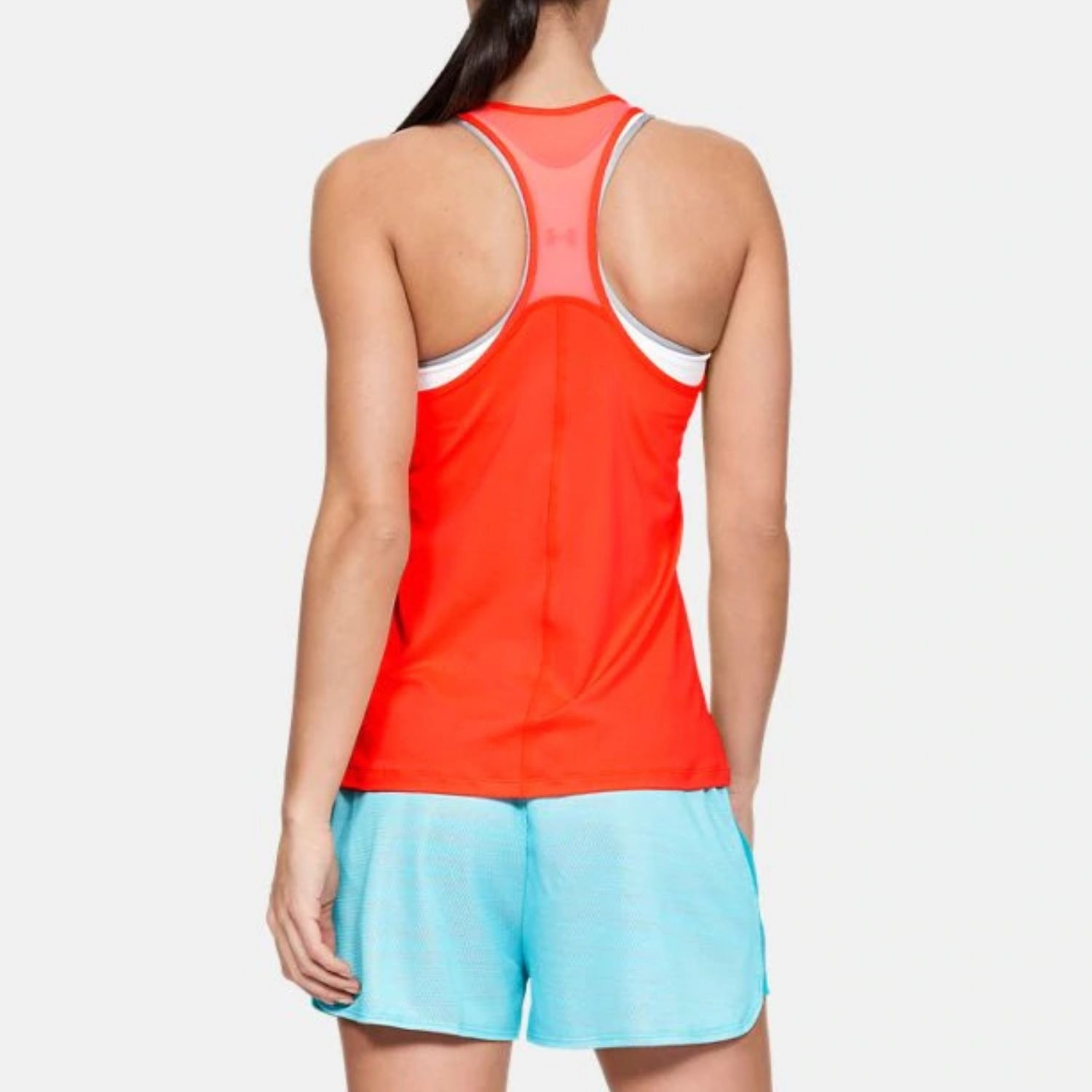 Dámske tielko UNDER ARMOUR Racer Peach Plasma/Metallic Silver - Dámske oblečenie - 2