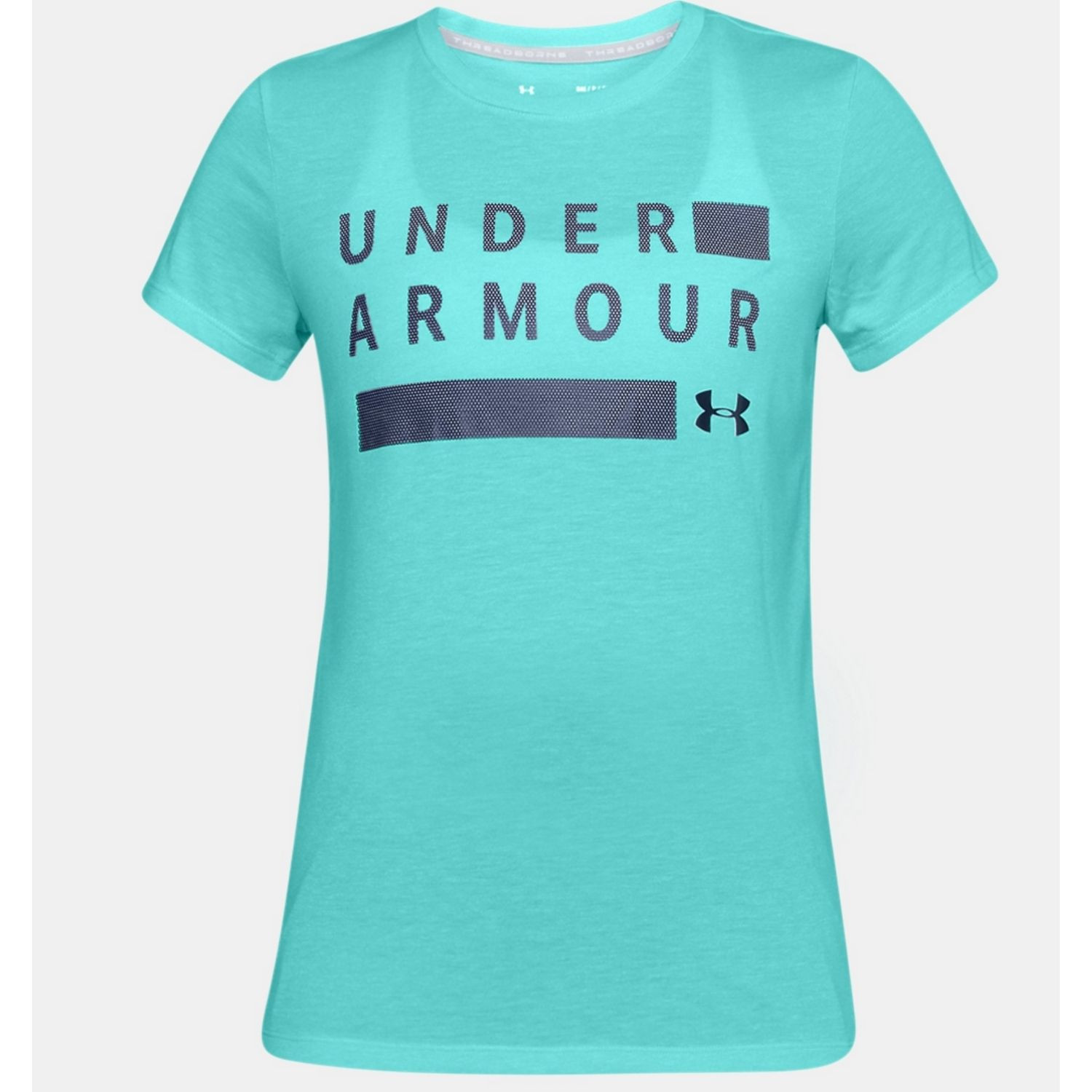 Tričko UNDER ARMOUR Threadborne Graphic Twist SSC modré - Dámske oblečenie - 4