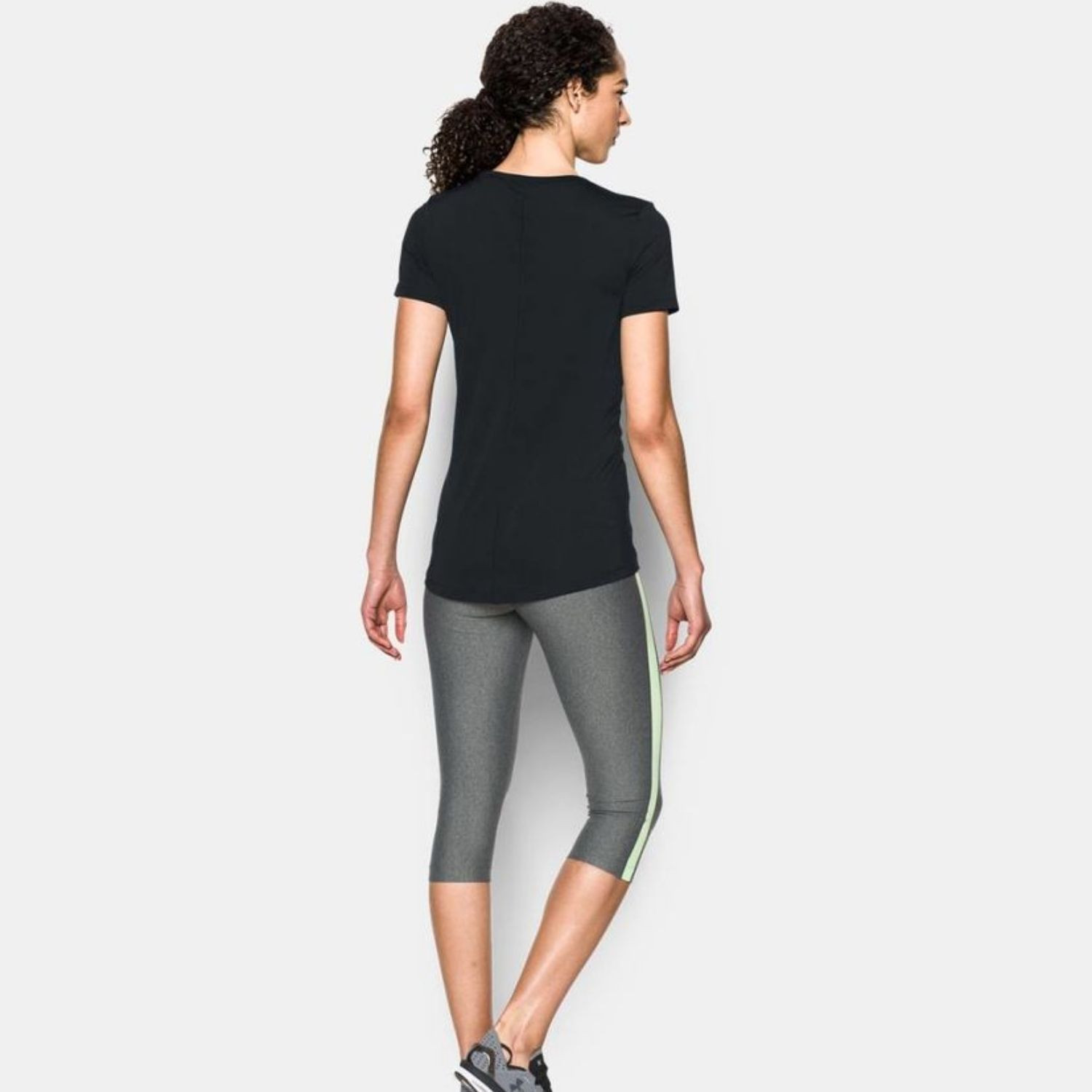 Tričko UNDER ARMOUR HeatGear Armour SS W čierne - Dámske oblečenie - 3
