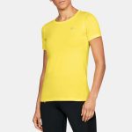 Tričko UNDER ARMOUR HeatGear Armour SS W žlté