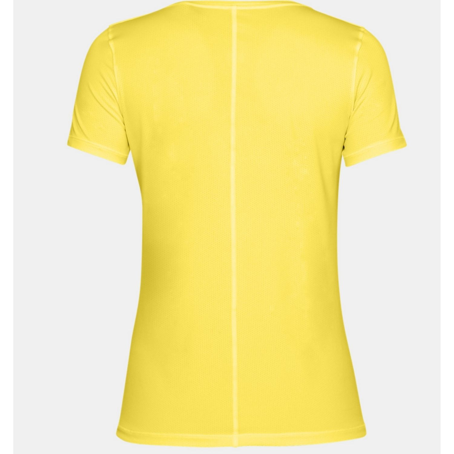 Tričko UNDER ARMOUR HeatGear Armour SS W žlté - Dámske oblečenie - 5