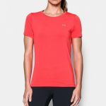 Tričko UNDER ARMOUR HeatGear Armour SS W červené