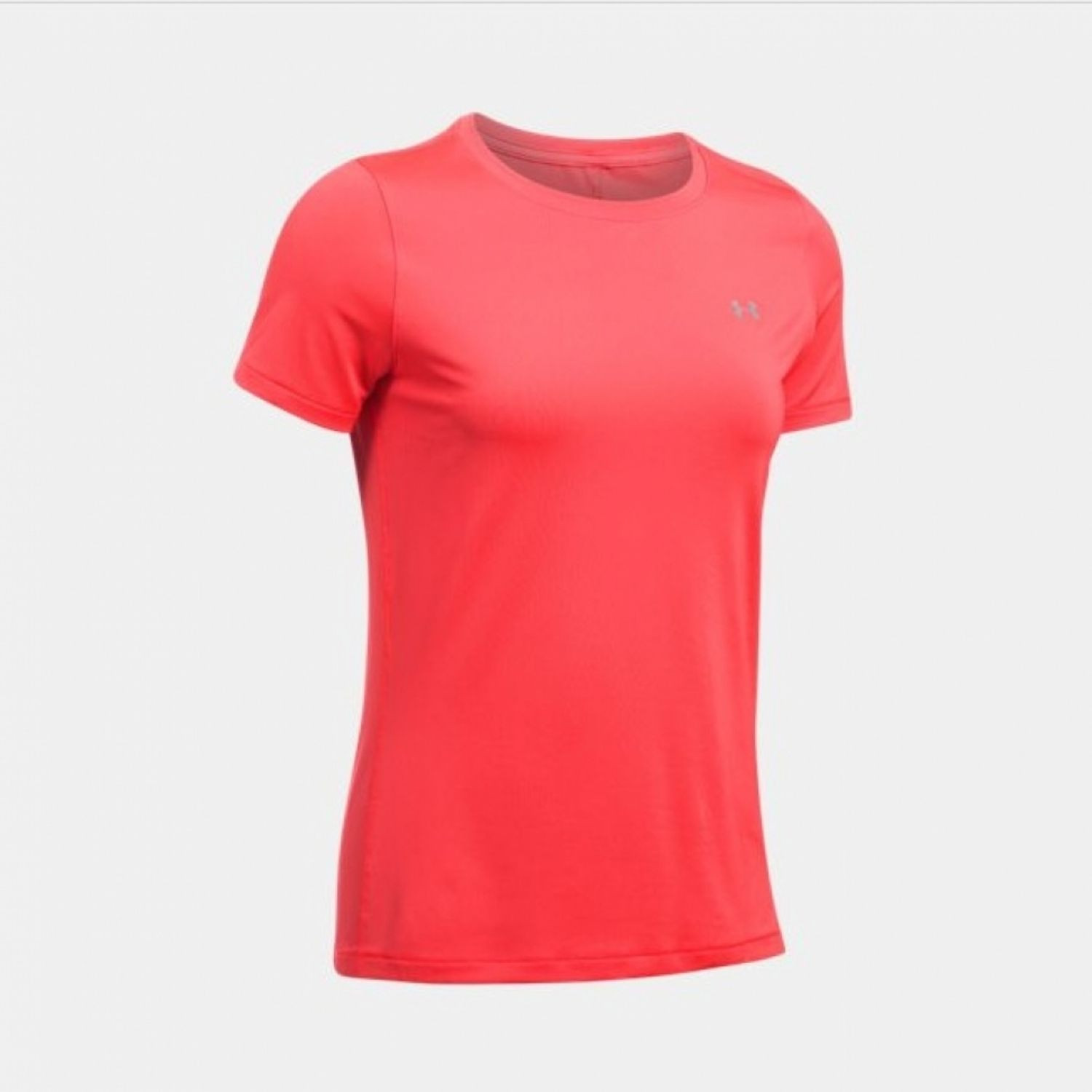 Tričko UNDER ARMOUR HeatGear Armour SS W červené - Dámske oblečenie - 4