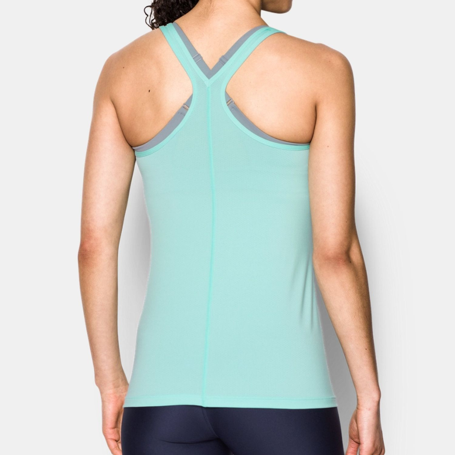 Tielko UNDER ARMOUR HG Armour Racer Tank Light Green - Dámske oblečenie - 2