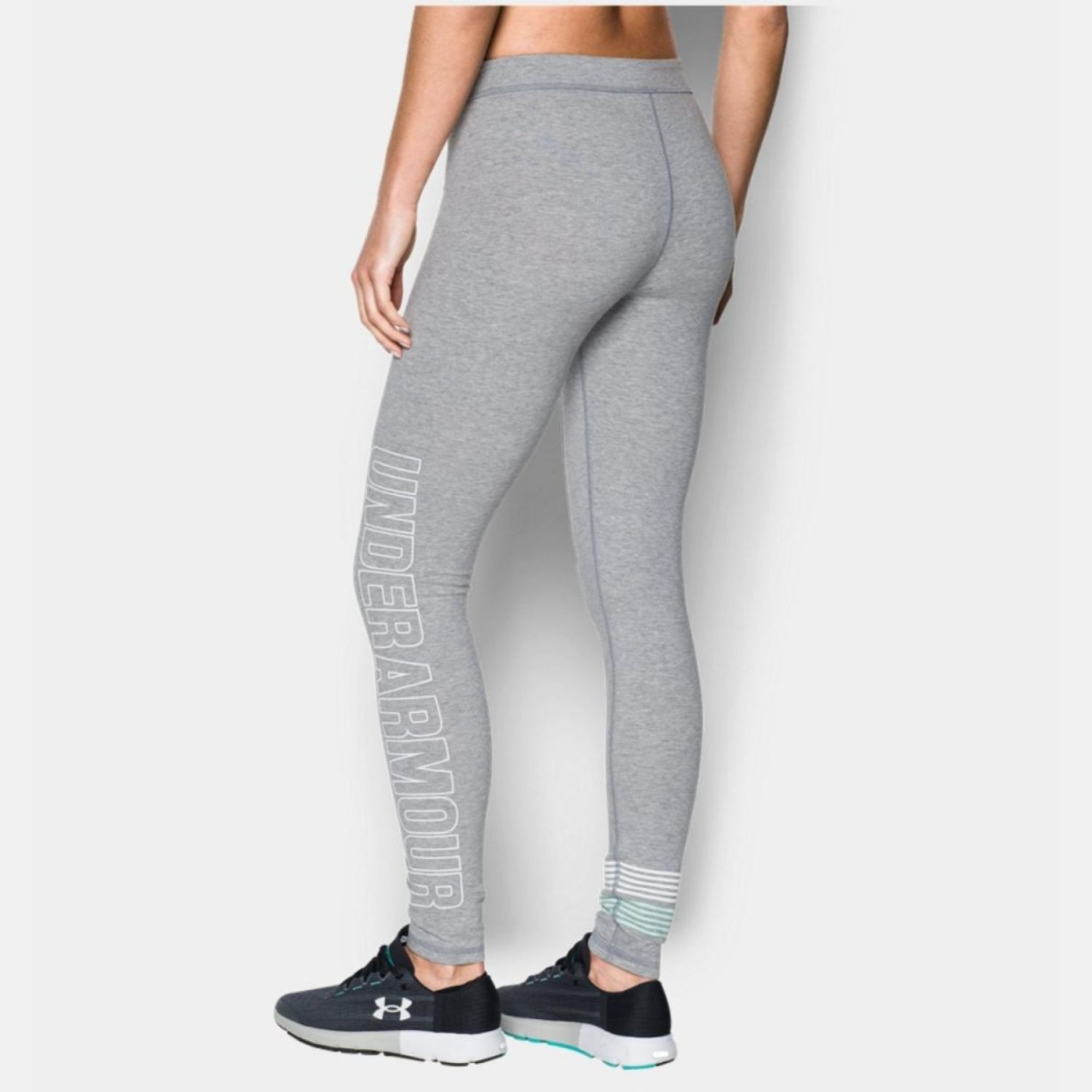 Legíny UNDER ARMOUR Favorite Legging WM Graphic Grey - Legíny - 1