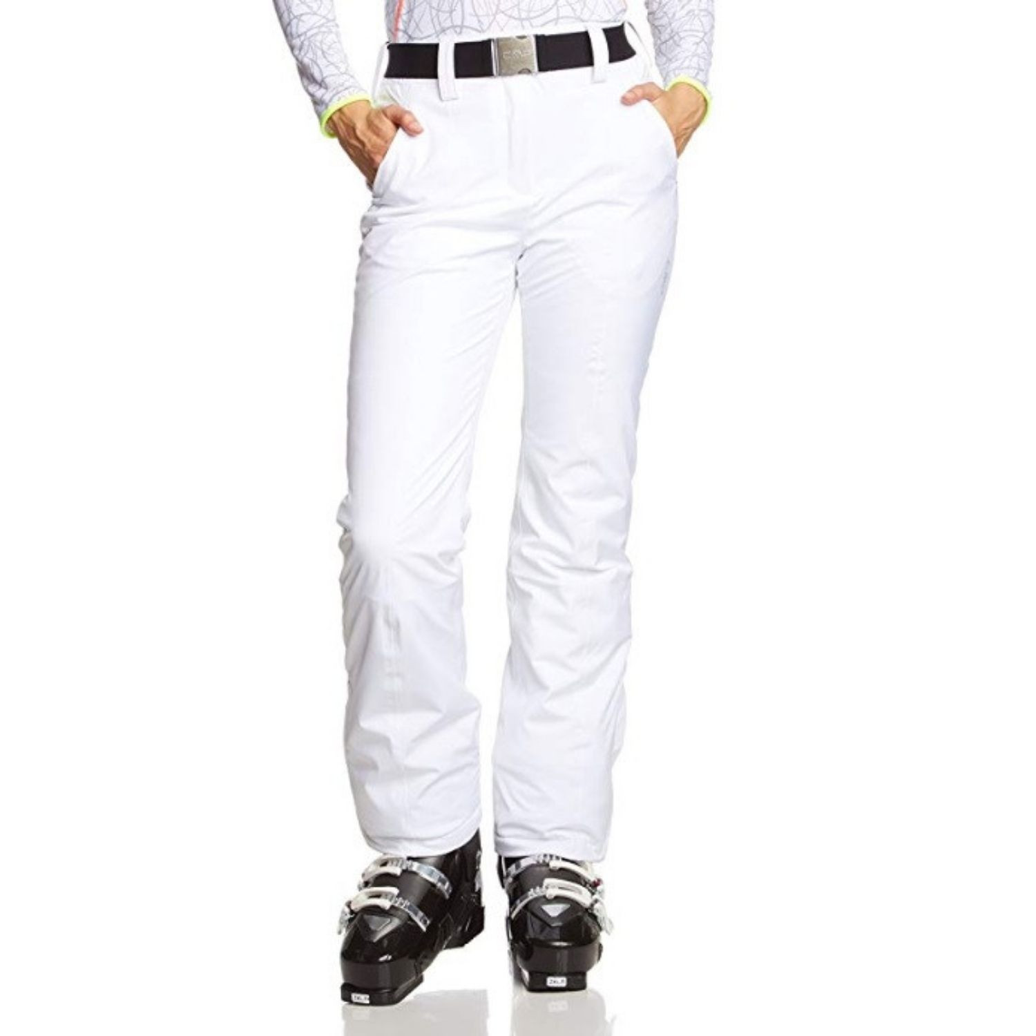 Lyžiarske nohavice CAMPAGNOLO Woman Pant White - Lyžiarske nohavice - 1