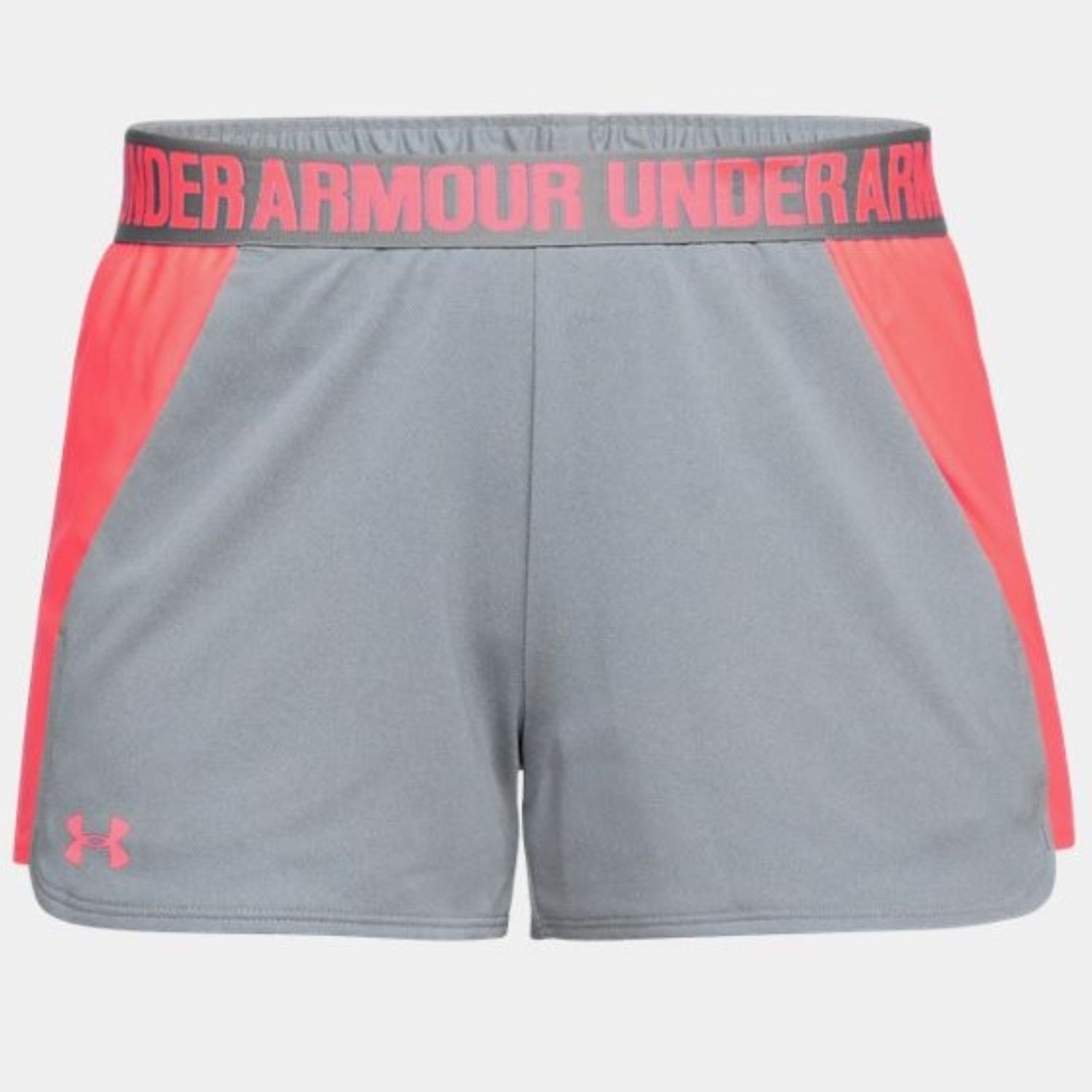 Šortky UNDER ARMOUR Play Up Short 2.0 sivo-oranžové - Dámske kraťasy & šortky & sukne - 4
