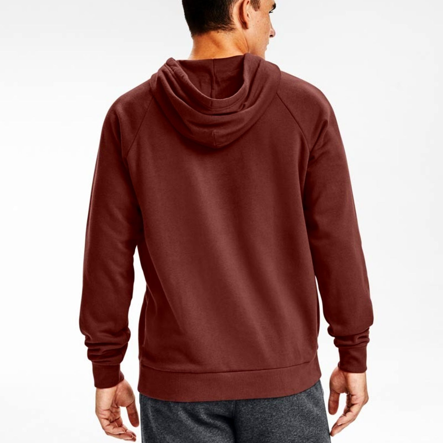 Mikina UNDER ARMOUR Rival Fleece Big Logo Brown - Mikiny s kapucňou - 2