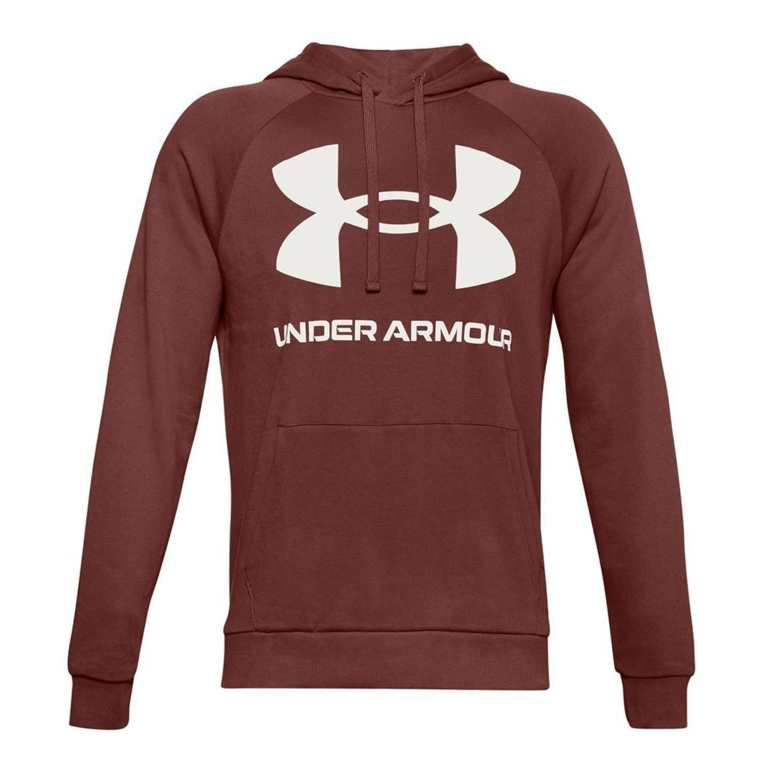 Mikina UNDER ARMOUR Rival Fleece Big Logo Brown - Mikiny s kapucňou - 3
