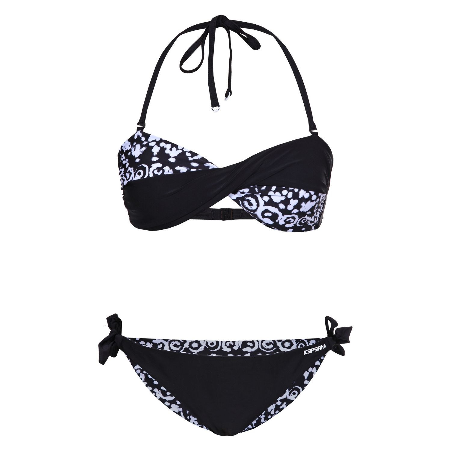 Plavky ICEPEAK Jakinda Black / White - Plavky - 3