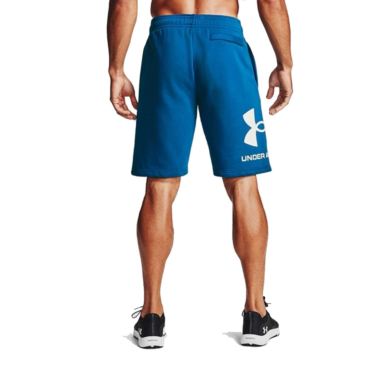 Šortky UNDER ARMOUR Rival Flc Big Logo Blue - Kraťasy & Šortky - 2