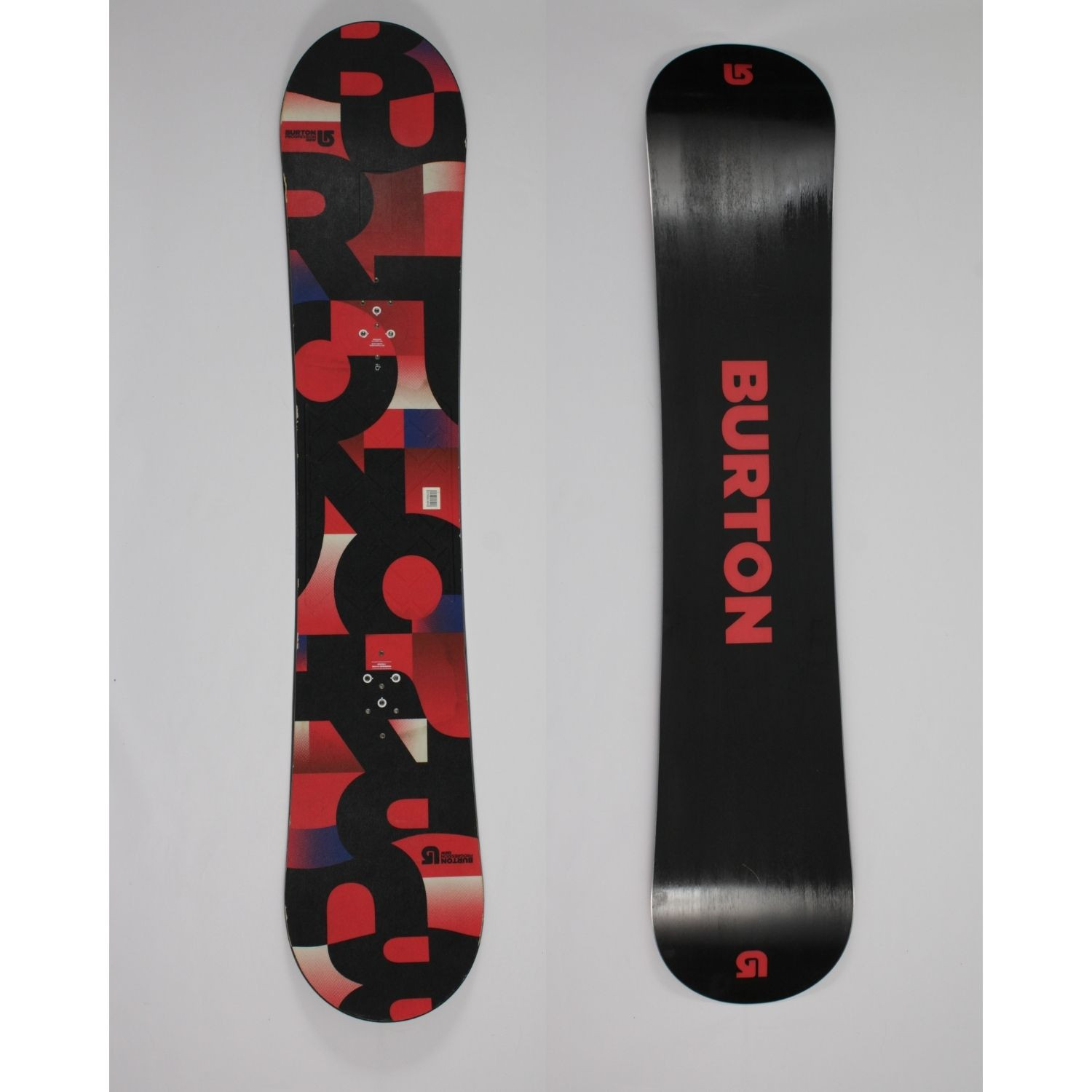 Jazdený bazárový snowboard BURTON Progression Wide Red s viazaním - Pánske snowboardy - 1