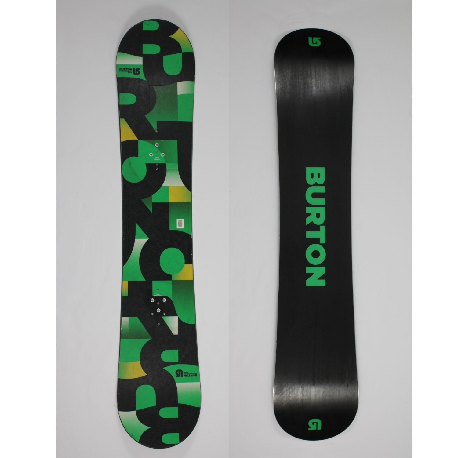 Jazdený bazárový snowboard BURTON Progression Wide Green s viazaním - Pánske snowboardy - 1