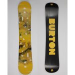 Jazdený bazárový snowboard BURTON Progression Wide Yellow2 s viazaním