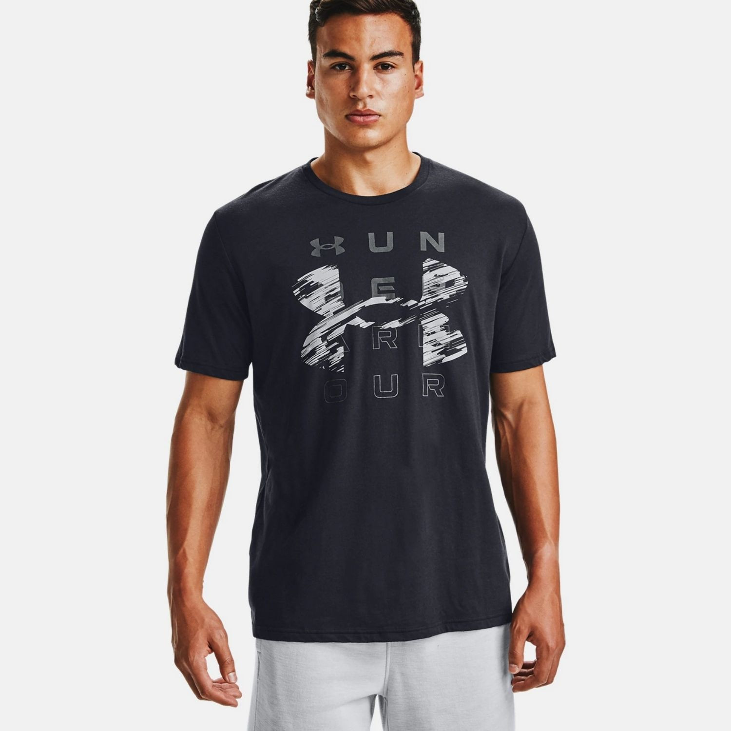 Tričko UNDER ARMOUR Rythm SS Black - OBLEČENIE - 1