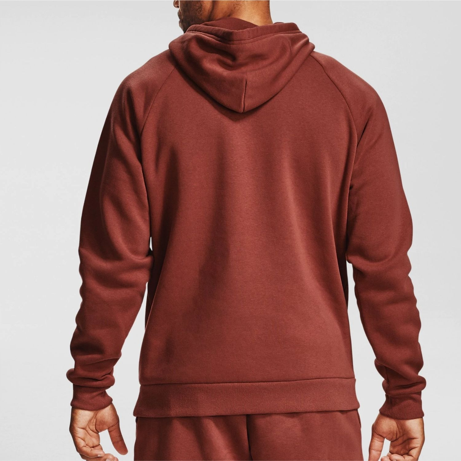 Mikina UNDER ARMOUR Rival Fleece Box Logo Brown - Mikiny s kapucňou - 2