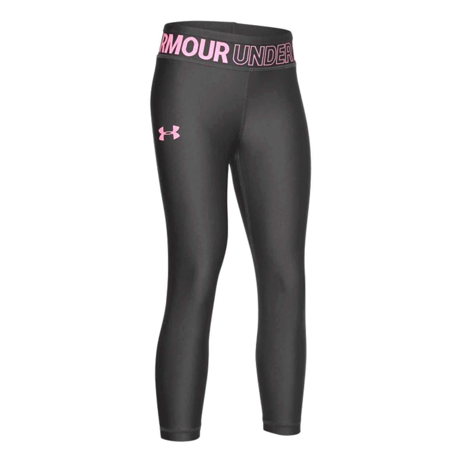 Legíny UNDER ARMOUR HG Ankle Cop Grey/Pink - Legíny - 1