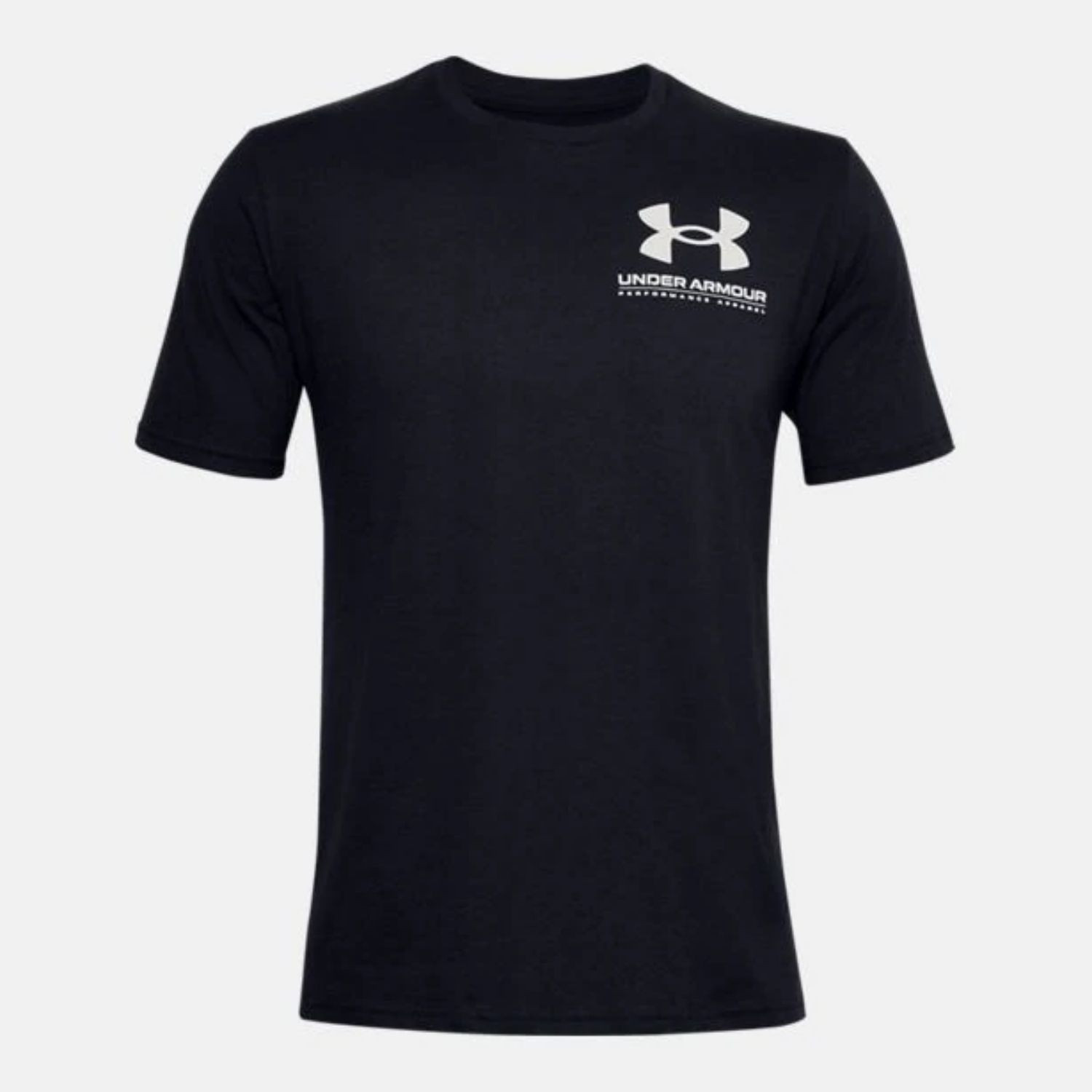 Tričko UNDER ARMOUR Performance Big Logo Black/White - OBLEČENIE - 1