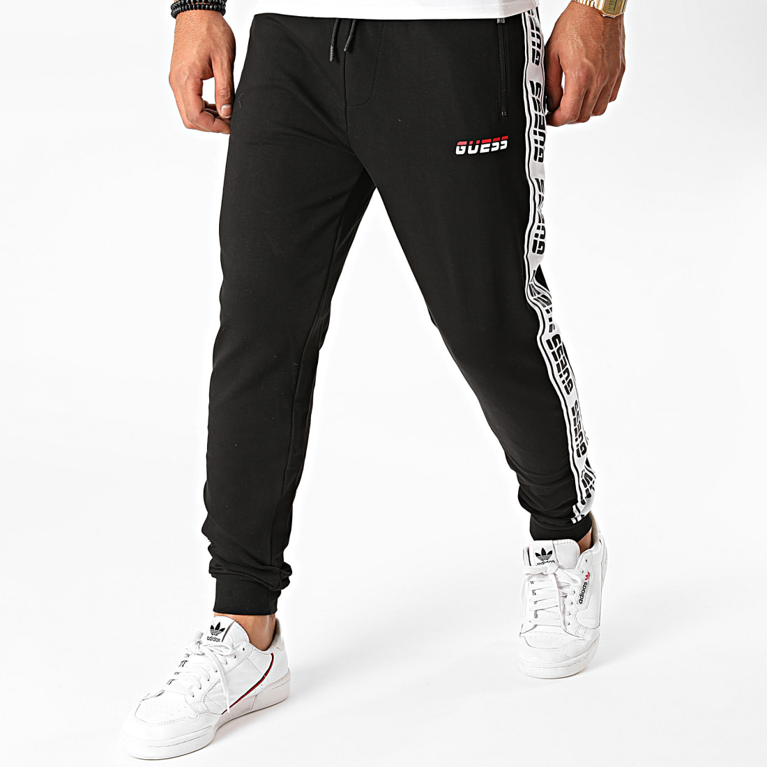 Tepláky GUESS Black/White - Tepláky - 1