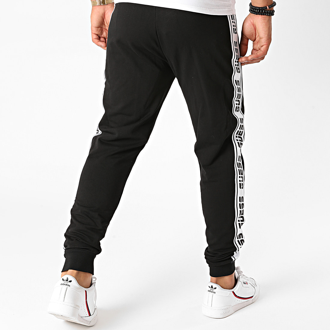 Tepláky GUESS Black/White - Tepláky - 2