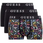Boxerky GUESS 3-pack Black/Multicolor