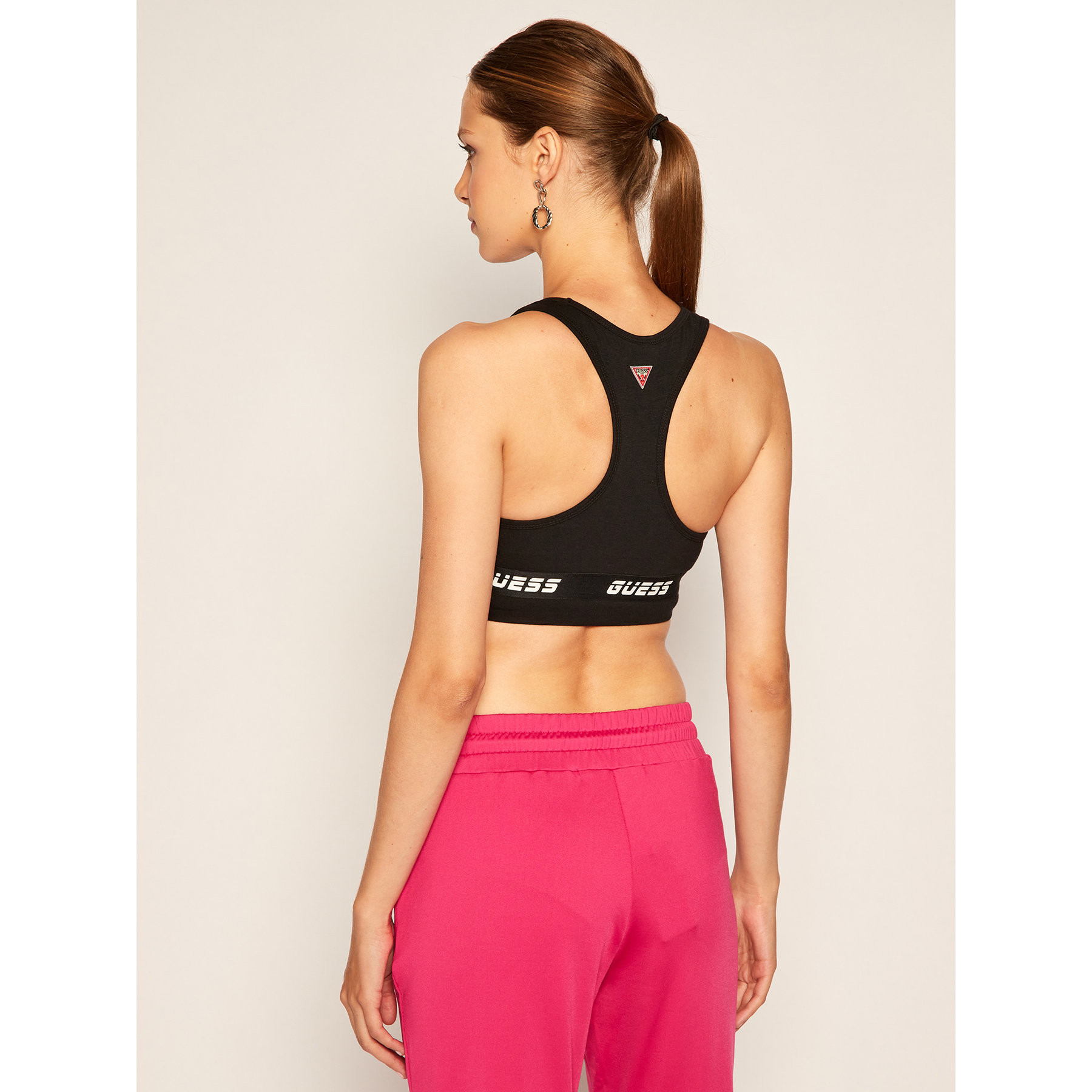 Športová podprsenka GUESS Tape Black - Športové podprsenky - 2