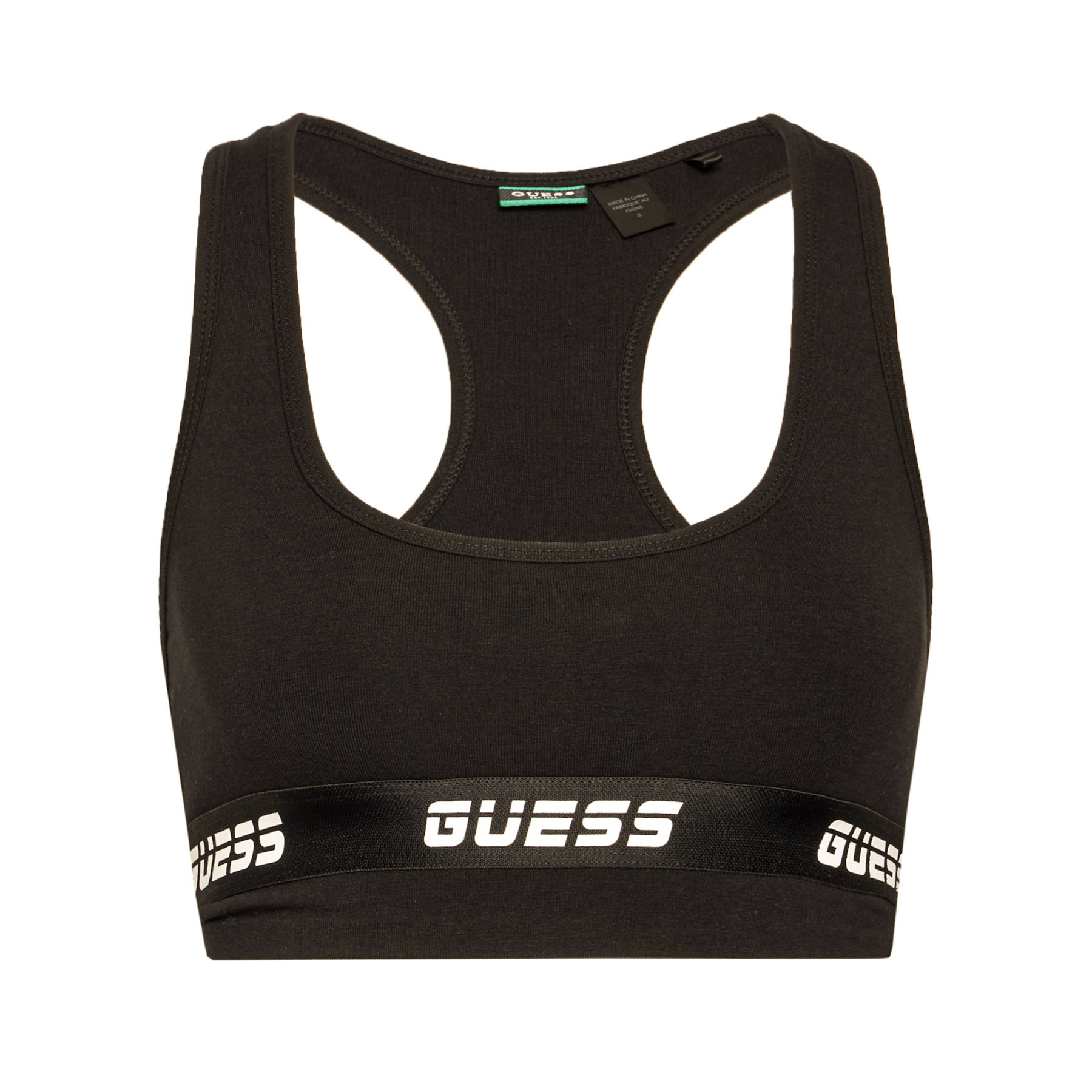 Športová podprsenka GUESS Tape Black - Športové podprsenky - 3