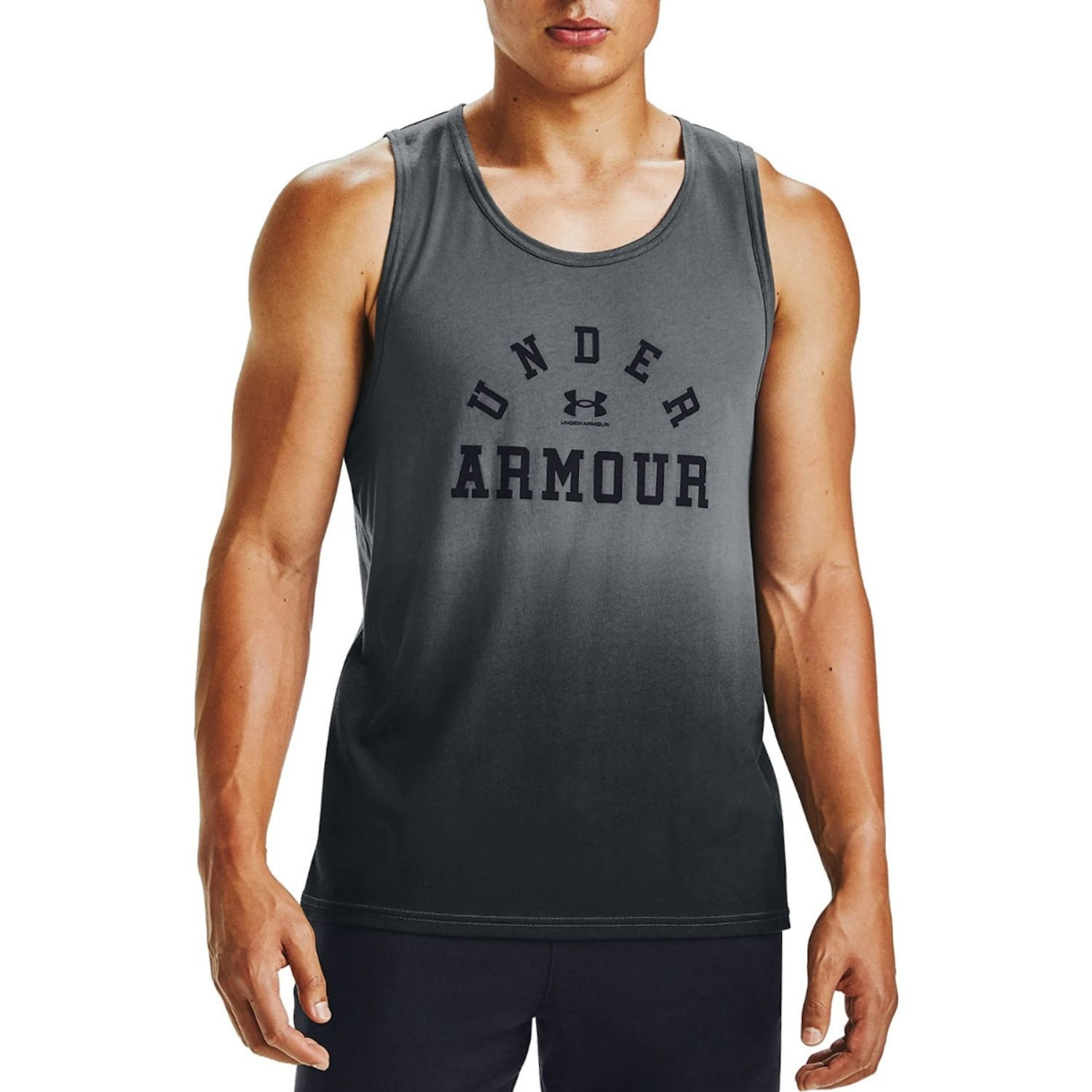 Tielko UNDER ARMOUR Collegiate Tank Grey - OBLEČENIE - 1