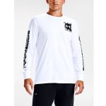 Tričko UNDER ARMOUR Box Logo Sketch LS White